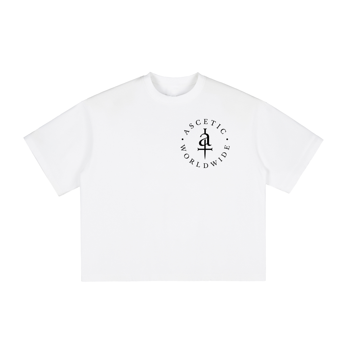 Ascetic cropped t-shirt